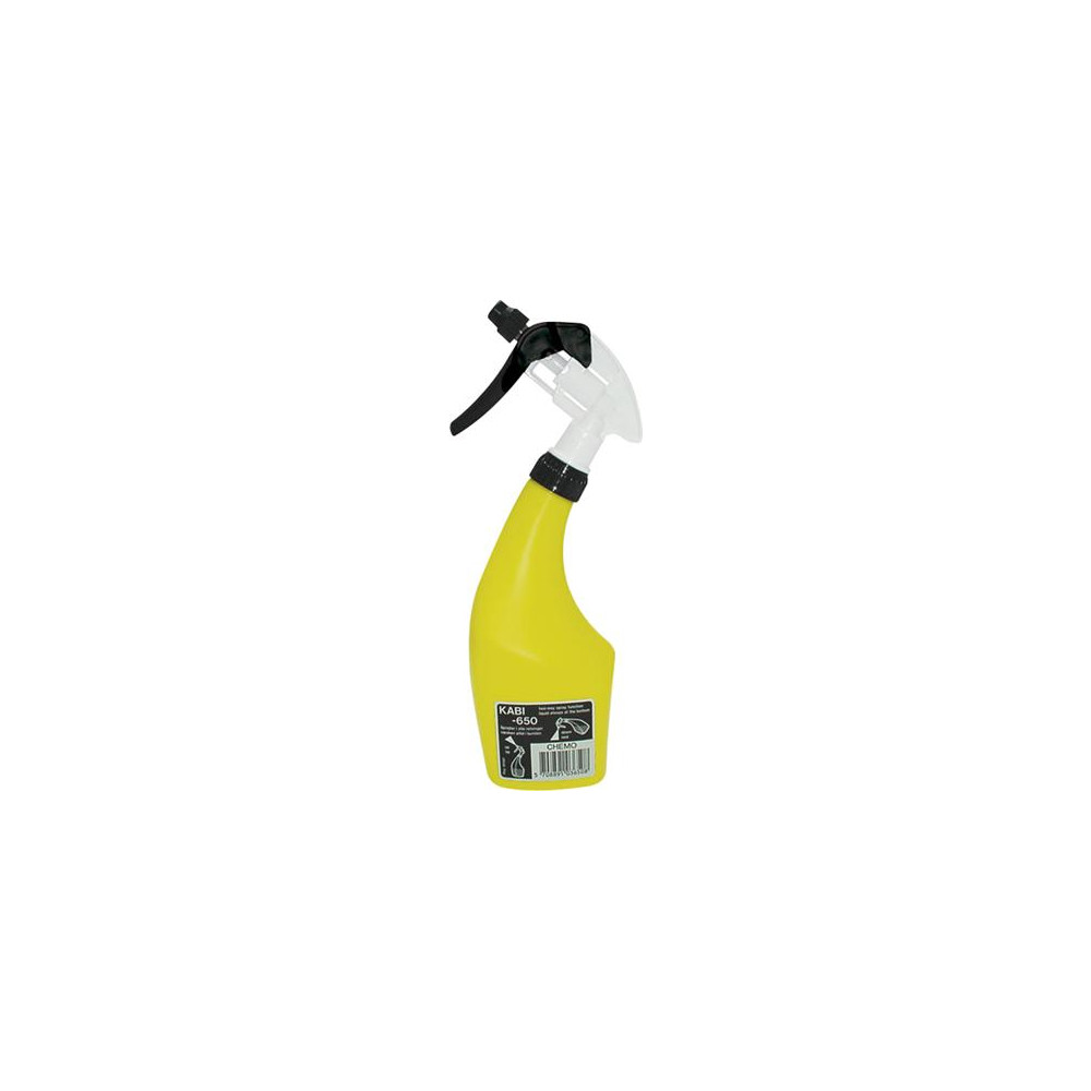 Produktbild för Kabi sprayflaskor 0,65L gulproducerade i kemikaliebeständiga...