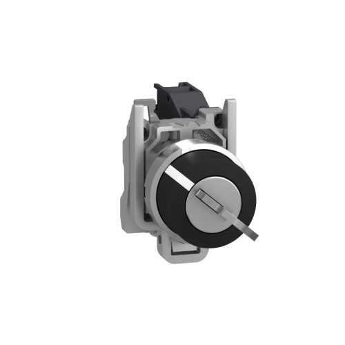 SCHNEIDER ELECTRIC Schneider Electric XB4BG21, Svart, Stål, 1 styck, Monterad p...