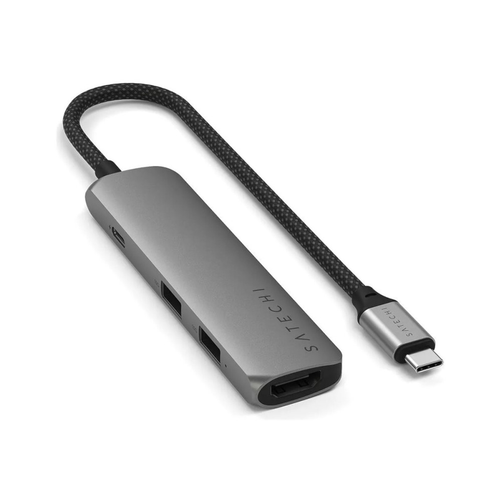 Produktbild för Satechi 4-in-1 - dockningsstation - USB-C / USB 3.2 Gen 2 x 2 - HDMI