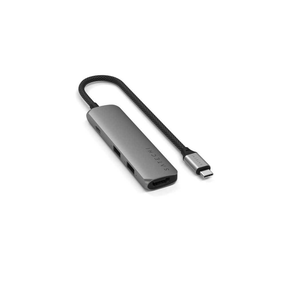 Produktbild för Satechi 4-in-1 - dockningsstation - USB-C / USB 3.2 Gen 2 x 2 - HDMI