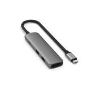 Produktbild för Satechi 4-in-1 - dockningsstation - USB-C / USB 3.2 Gen 2 x 2 - HDMI