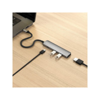 Produktbild för Satechi 4-in-1 - dockningsstation - USB-C / USB 3.2 Gen 2 x 2 - HDMI