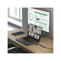 Produktbild för Satechi 4-in-1 - dockningsstation - USB-C / USB 3.2 Gen 2 x 2 - HDMI