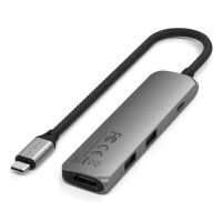 Produktbild för Satechi 4-in-1 - dockningsstation - USB-C / USB 3.2 Gen 2 x 2 - HDMI