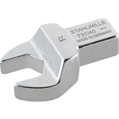 Stahlwille STAHLWILLE 731/40 19, Torque wrench end fitting, Krom, 19 mm...