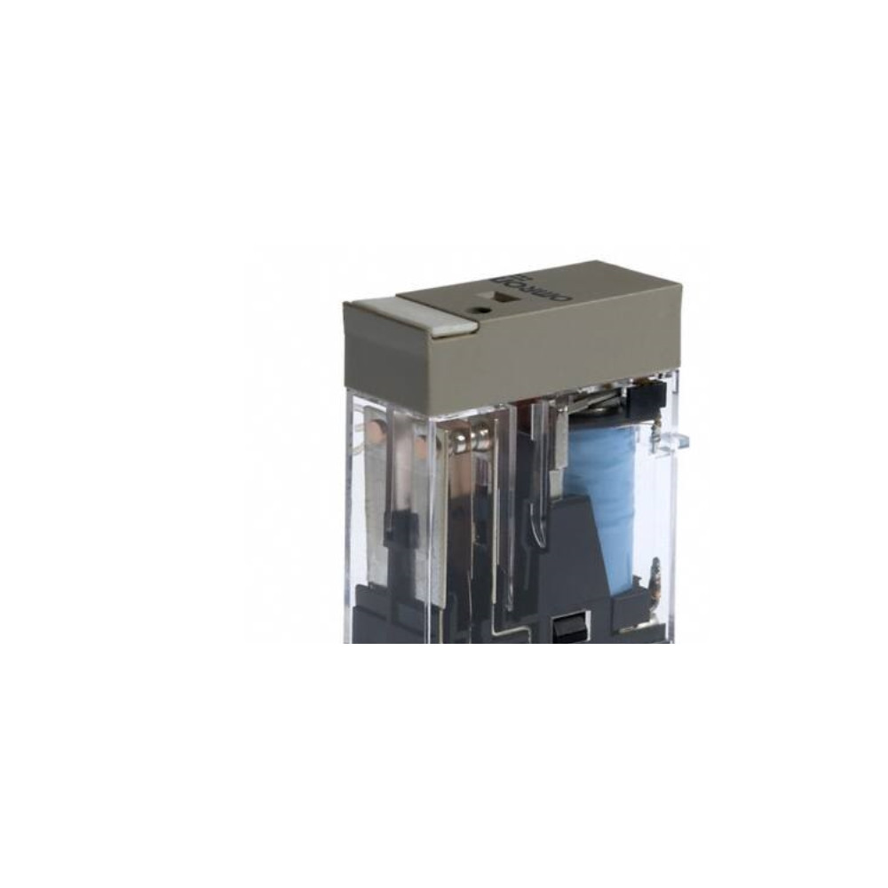Produktbild för OMRON insticksrelä, plug-in, 8-pol, DPDT, 5 A, mekanisk & LE...