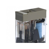 Produktbild för OMRON insticksrelä, plug-in, 8-pol, DPDT, 5 A, mekanisk & LE...