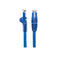 Produktbild för StarTech.com 5m LSZH CAT6 Ethernet Cable, 10 Gigabit Snagless RJ45 100W PoE Network Patch Cord with Strain Relief, CAT 6 10GbE UTP, Blue, Individually Tested/ETL, Low Smoke Zero Halogen - Category 6 - 24AWG (N6LPATCH5MBL) - patch-kabel - 5 m - blå