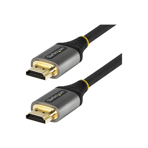 StarTech.com StarTech.com 2 m Premium certifierad HDMI 2.0-kabel - Hög hastighets UHD 4K 60 Hz HDMI-kabel med Ethernet - HDR10, ARC - UHD HDMI Video-sladd - För UHD-skärmar, TV-apparater, monitorer - M/M - HDMI-kabel med Ethernet - 2 m