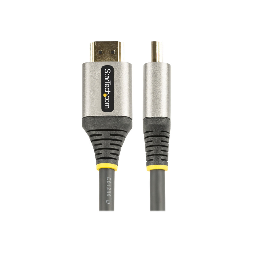 Produktbild för StarTech.com 2 m Premium certifierad HDMI 2.0-kabel - Hög hastighets UHD 4K 60 Hz HDMI-kabel med Ethernet - HDR10, ARC - UHD HDMI Video-sladd - För UHD-skärmar, TV-apparater, monitorer - M/M - HDMI-kabel med Ethernet - 2 m