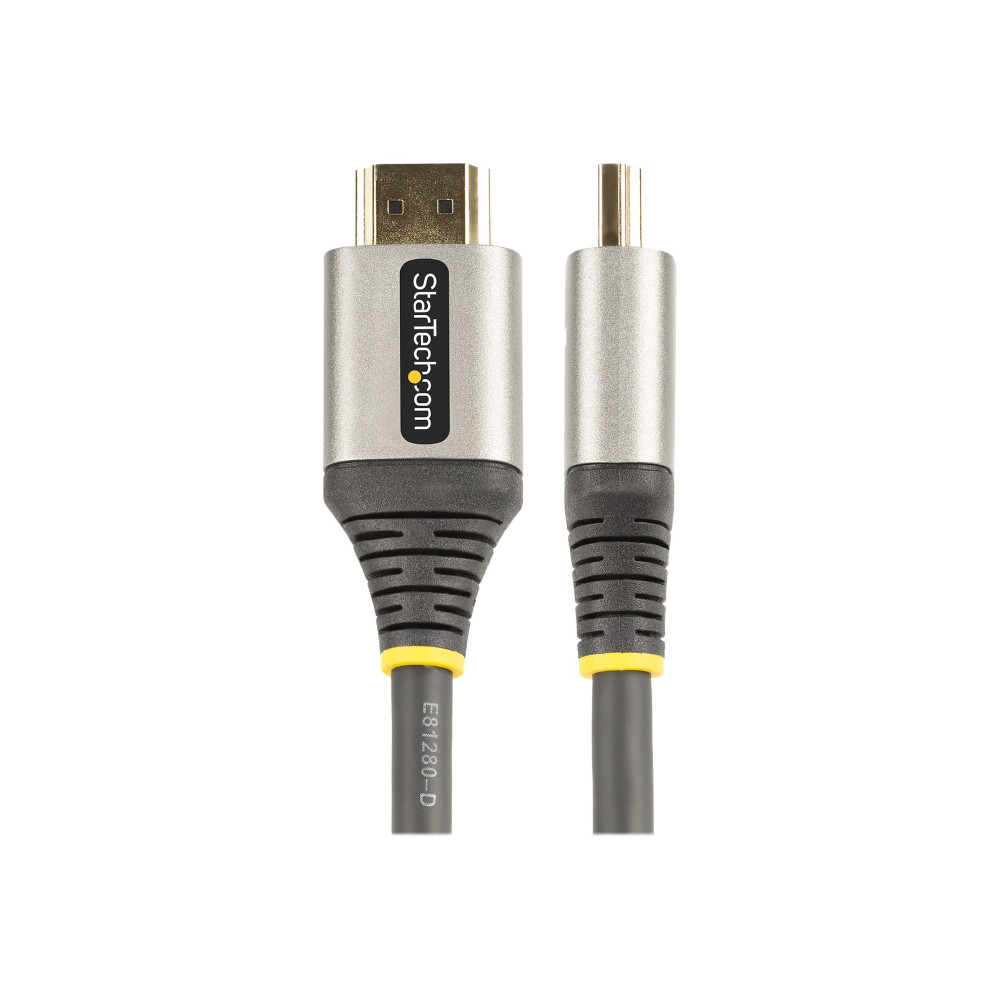 Produktbild för StarTech.com 2 m Premium certifierad HDMI 2.0-kabel - Hög hastighets UHD 4K 60 Hz HDMI-kabel med Ethernet - HDR10, ARC - UHD HDMI Video-sladd - För UHD-skärmar, TV-apparater, monitorer - M/M - HDMI-kabel med Ethernet - 2 m