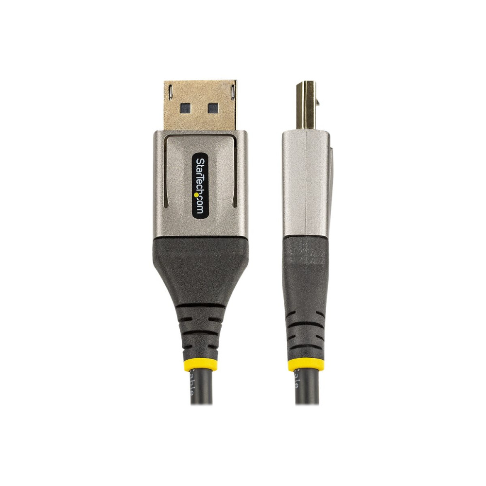 Produktbild för StarTech 4 m VESA-certifierad DisplayPort 1.4-kabel - 8K 60 Hz HDR10 - Ultra HD 4K 120 Hz-video - DP 1.4-kabel/-sladd - För skärmar/displayer - DisplayPort till DisplayPort-kabel - M/M - DisplayPort-kabel - DisplayPort till DisplayPort - 4 m