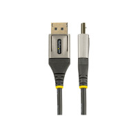 Produktbild för StarTech 4 m VESA-certifierad DisplayPort 1.4-kabel - 8K 60 Hz HDR10 - Ultra HD 4K 120 Hz-video - DP 1.4-kabel/-sladd - För skärmar/displayer - DisplayPort till DisplayPort-kabel - M/M - DisplayPort-kabel - DisplayPort till DisplayPort - 4 m