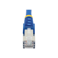 Produktbild för StarTech.com 3m CAT6a Ethernet Cable - Blue - Low Smoke Zero Halogen (LSZH) - 10GbE 500MHz 100W PoE++ Snagless RJ-45 w/Strain Reliefs S/FTP Network Patch Cord - patch-kabel - 3 m - blå