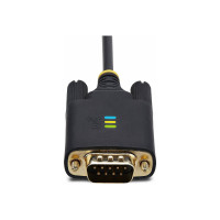 Produktbild för StarTech.com 13ft (4m) 2-Port USB to Serial Adapter Cable, Interchangeable DB9 Screws/Nuts, COM Retention, USB-A to DB9 RS232, FTDI, Level-4 ESD Protection, Windows/macOS/ChromeOS/Linux - Rugged TPE Construction (2P6FFC-USB-SERIAL) - USB / seriell kabel -