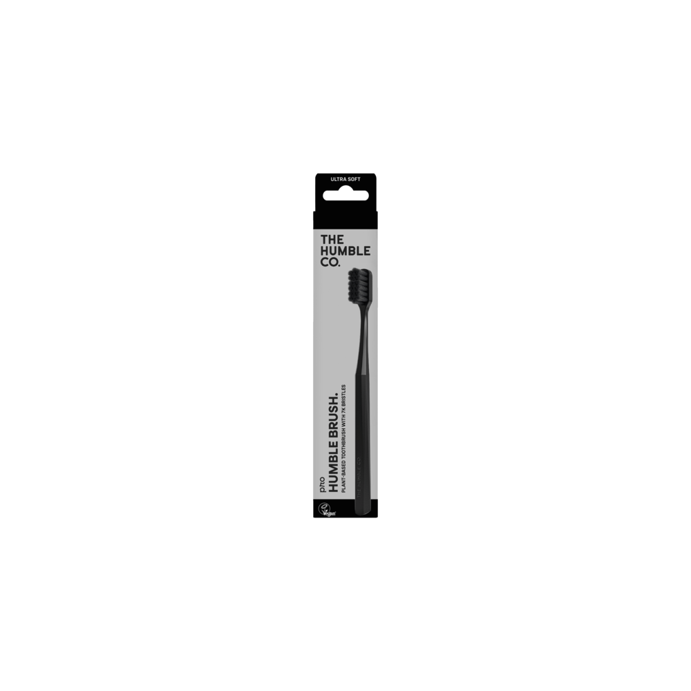 Produktbild för Pro Humble Brush Plant-based - 7k bristles - SOFT - Svart