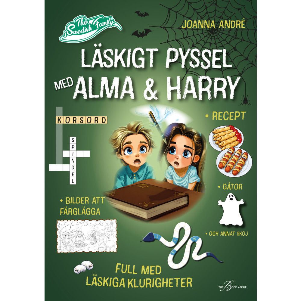 Produktbild för Läskigt pyssel med Alma och Harry (häftad)