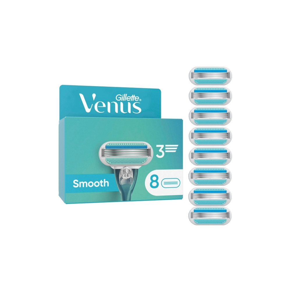 Produktbild för Gillette Venus Smooth, Kvinna, Gillette, Vinus Smooth, Blå,...