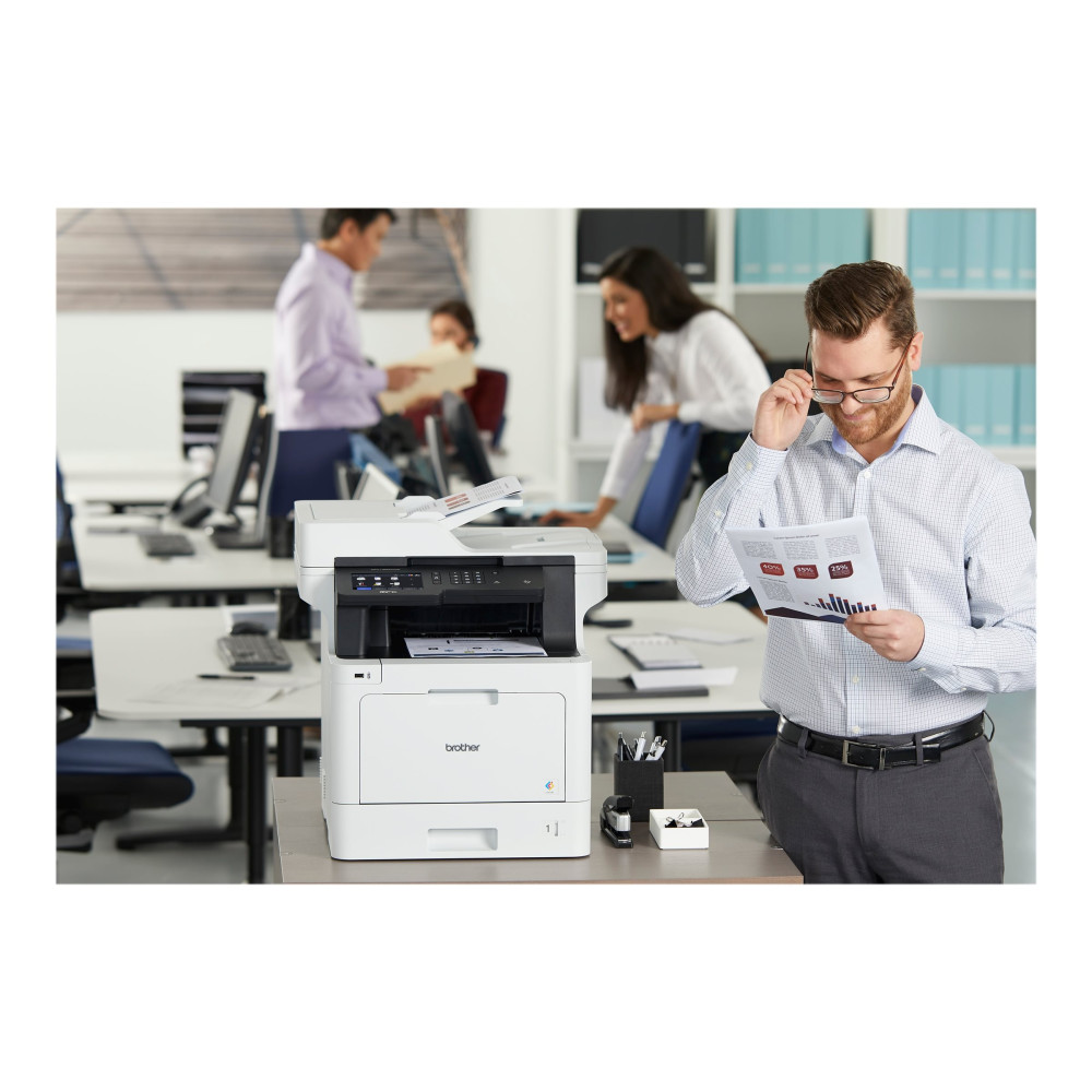 Produktbild för Brother MFC-L8900CDW - multifunktionsskrivare - färg - med 3 års SWAP-service på plats