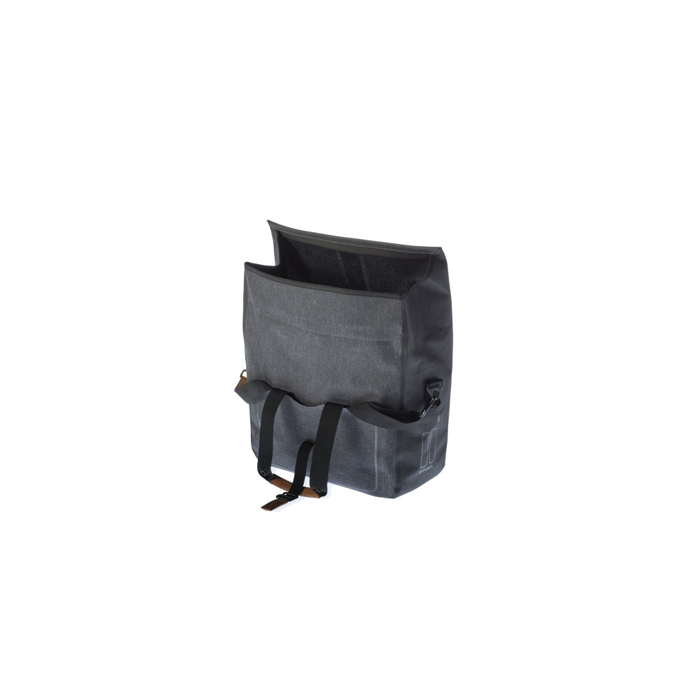 Produktbild för Basil BA17661, Bak, Cykelväska, Polyester, Grå, 20 l, 370 mm