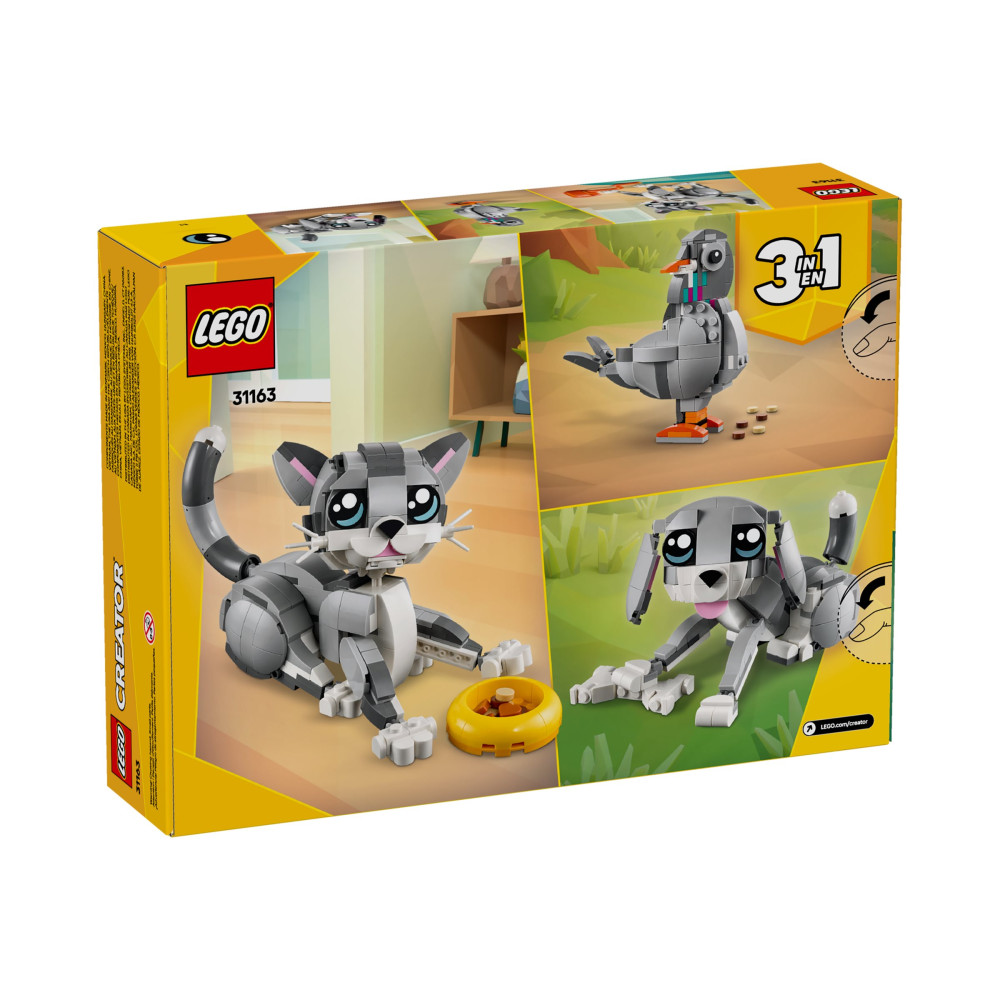 Produktbild för LEGO Creator 3in1 31163 - Lekfull katt - byggsats
