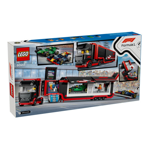 LEGO LEGO City 60445 - F1 Lastbil med RB20 & AMR24 F1 Bilar - byggsats