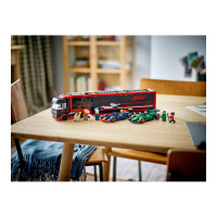 Produktbild för LEGO City 60445 - F1 Lastbil med RB20 & AMR24 F1 Bilar - byggsats