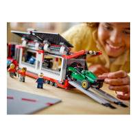 Produktbild för LEGO City 60445 - F1 Lastbil med RB20 & AMR24 F1 Bilar - byggsats