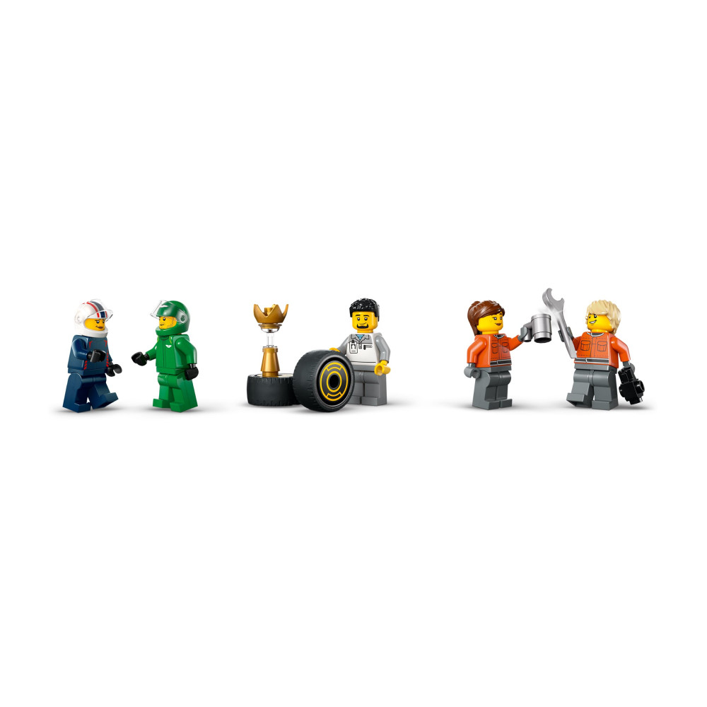 Produktbild för LEGO City 60445 - F1 Lastbil med RB20 & AMR24 F1 Bilar - byggsats