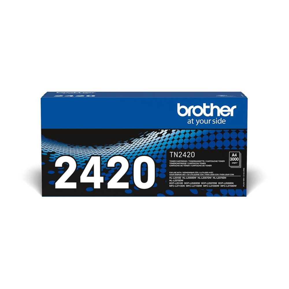 Produktbild för Brother TN2420 - Lång livslängd - svart - original - tonerkassett