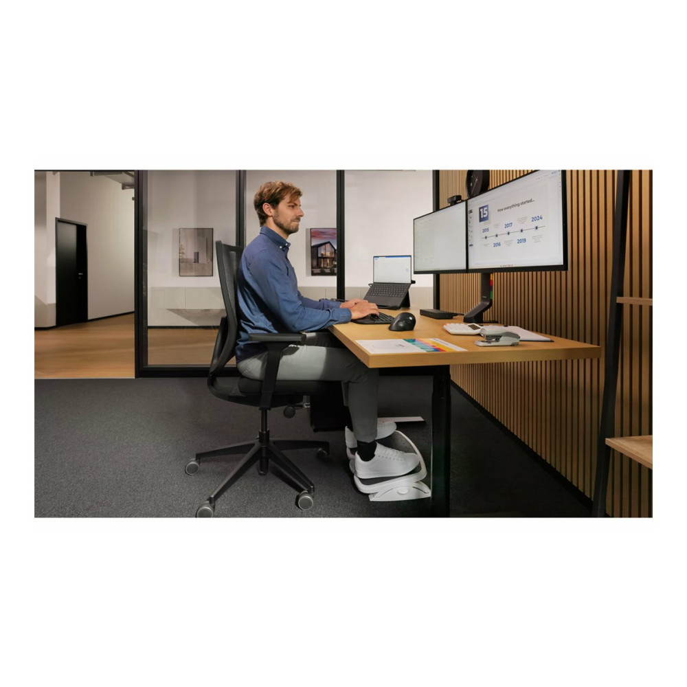 Produktbild för Kensington Pro Fit Ergo Vertical Wireless Mouse - vertikal mus - 2.4 GHz - svart