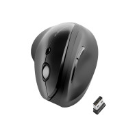 Produktbild för Kensington Pro Fit Ergo Vertical Wireless Mouse - vertikal mus - 2.4 GHz - svart