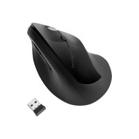Produktbild för Kensington Pro Fit Ergo Vertical Wireless Mouse - vertikal mus - 2.4 GHz - svart