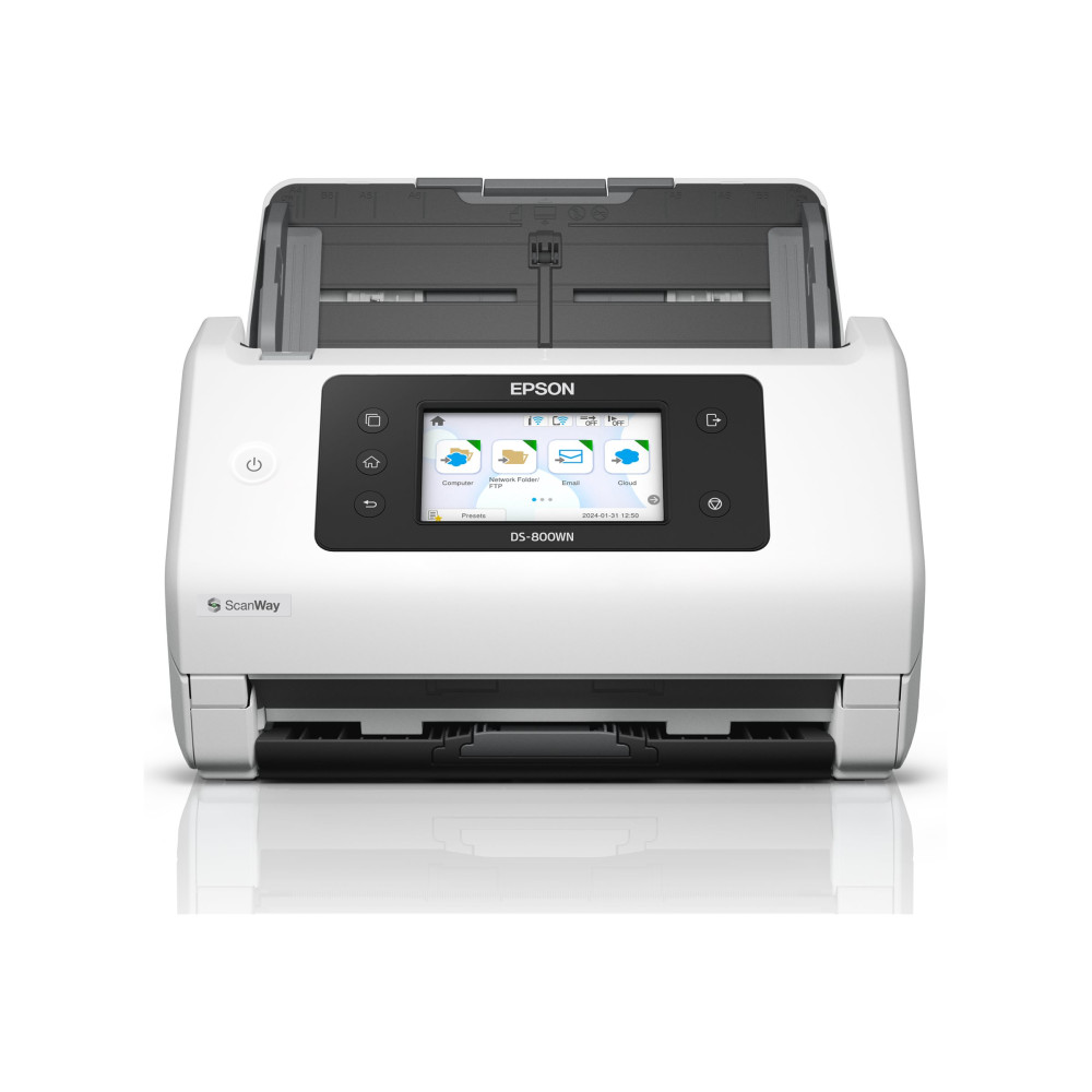 Produktbild för Epson WorkForce DS-800WN - dokumentskanner - desktop - Gigabit LAN, Wi-Fi, USB 2.0 (Host), USB 3.2 Gen 1x1