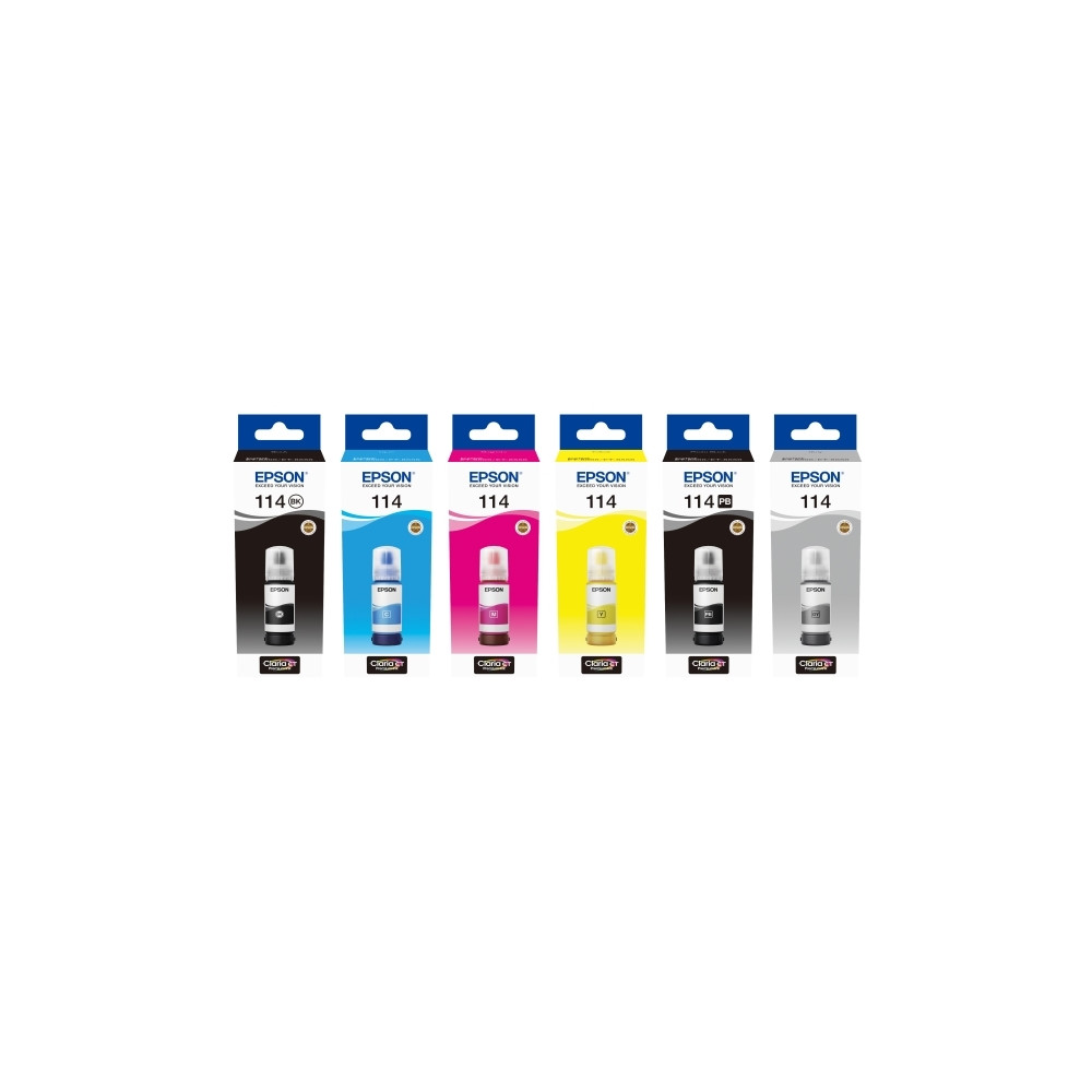 Produktbild för Epson EcoTank 114 - grå - original - påfyllnadsbläck