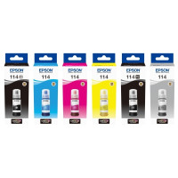 Produktbild för Epson EcoTank 114 - grå - original - påfyllnadsbläck