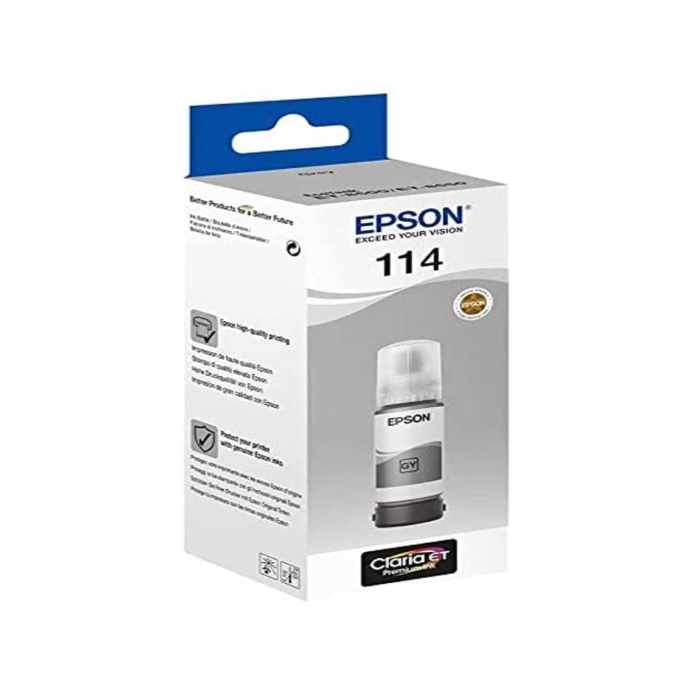 Produktbild för Epson EcoTank 114 - grå - original - påfyllnadsbläck