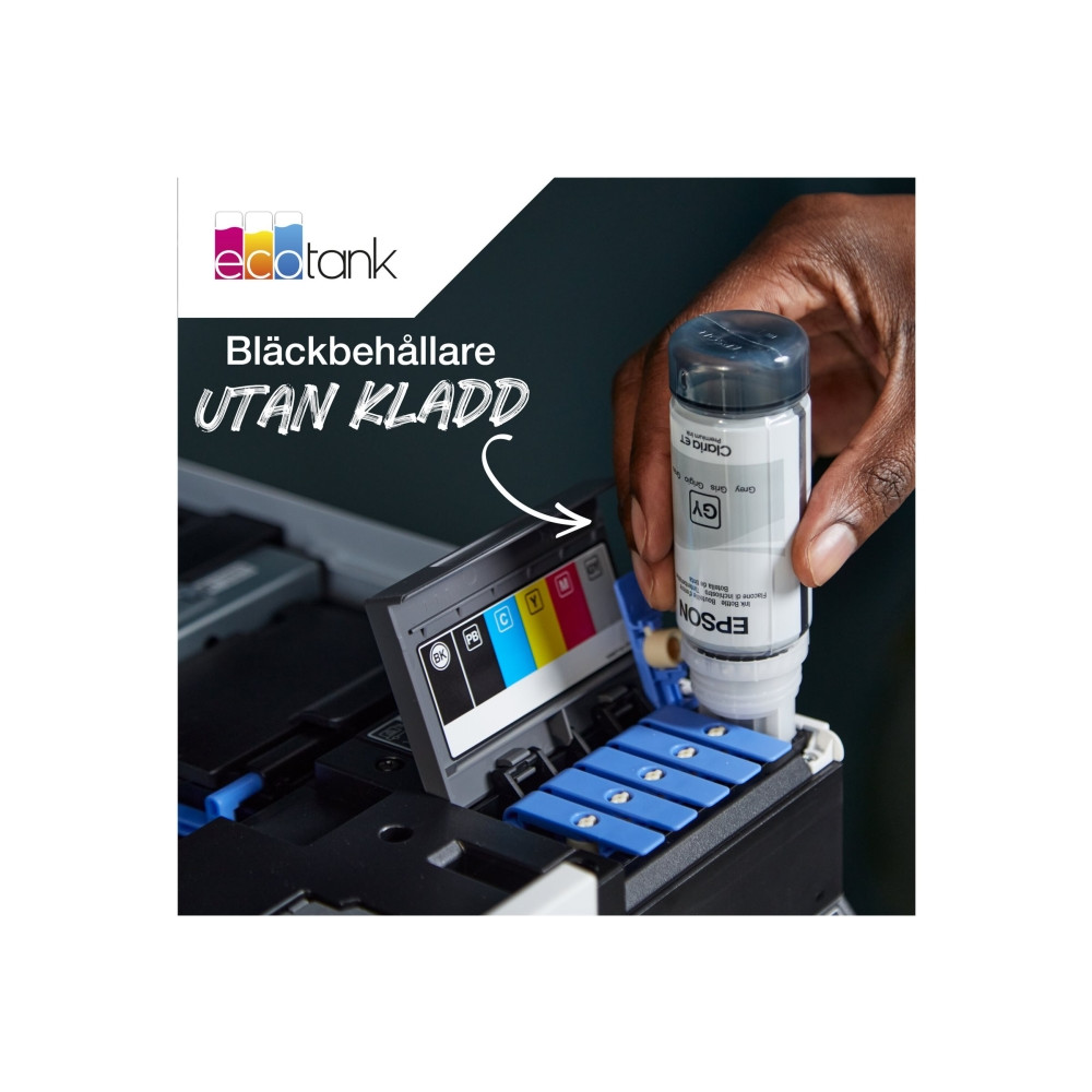 Produktbild för Epson EcoTank 114 - grå - original - påfyllnadsbläck