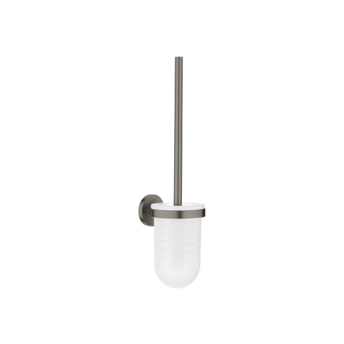 GROHE Grohe Essentials väggmonterad toalettborste med glashållare