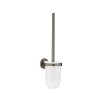 Produktbild för Grohe Essentials väggmonterad toalettborste med glashållare