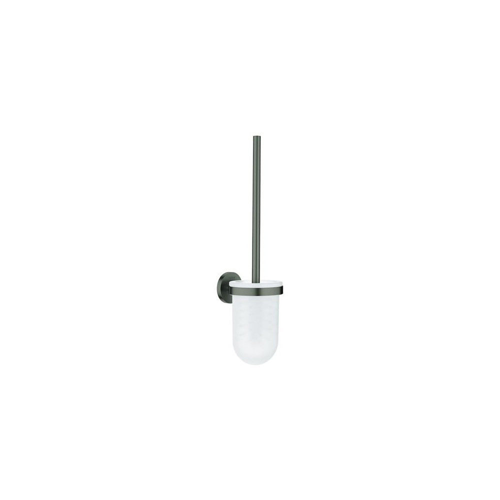 Produktbild för Grohe Essentials väggmonterad toalettborste med glashållare