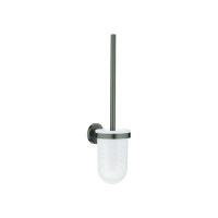 Produktbild för Grohe Essentials väggmonterad toalettborste med glashållare