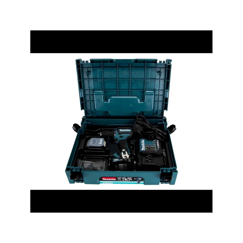 Produktbild för Makita DF332DSAJ, Pistolgreppsborrmaskin, 1 cm, 2,8 cm, 1 cm...