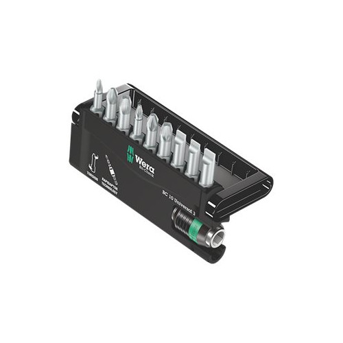 WERA WERK Wera Bit-Check 10 Universal 3 - bitssats för skruvmejsel - 10 delar