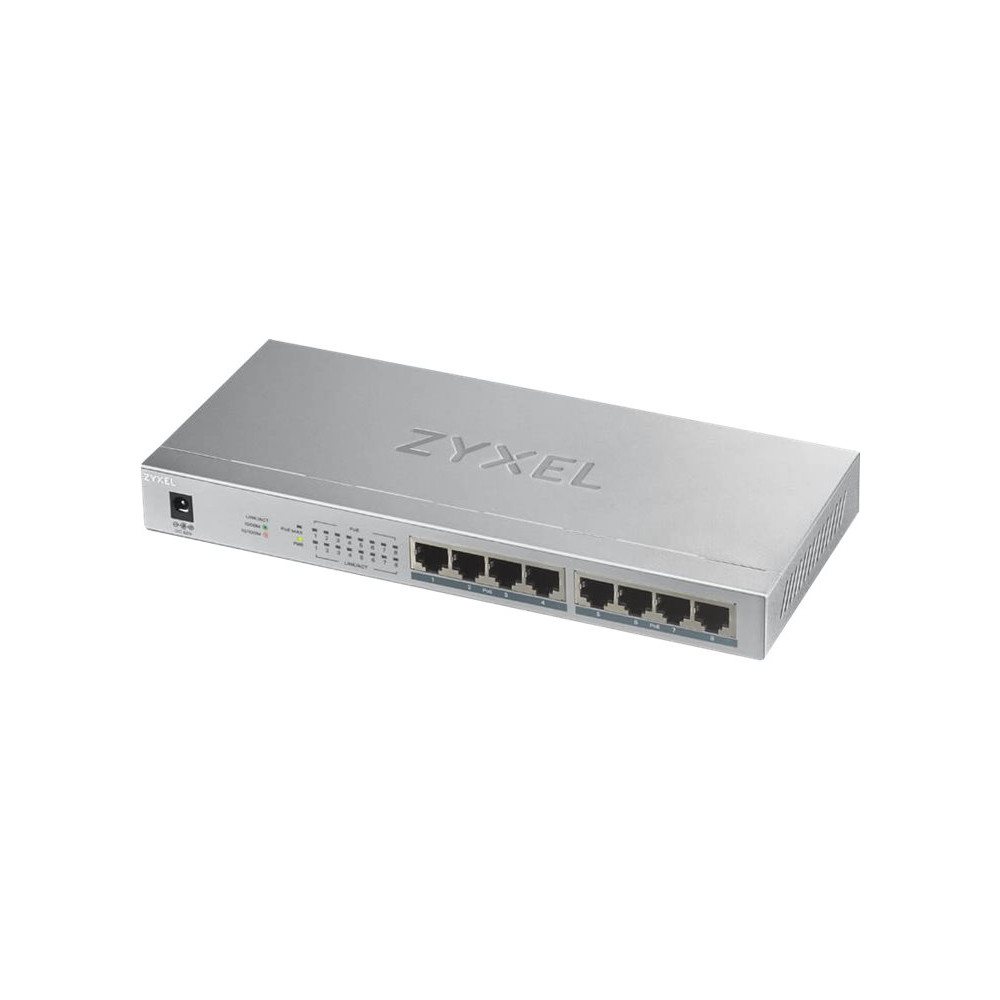 Produktbild för Zyxel GS1008HP - switch - 8 portar