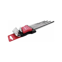 Produktbild för Cimco 110604, Insexnyckel med L-handtag, Metrisk, 9 styck, K...