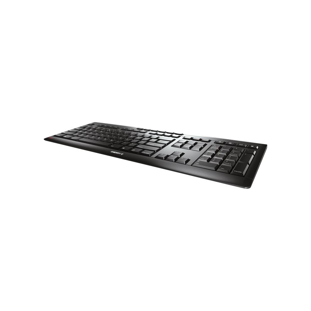 Produktbild för CHERRY STREAM KEYBOARD WIRELESS - tangentbord - USA, internationellt - svart Inmatningsenhet