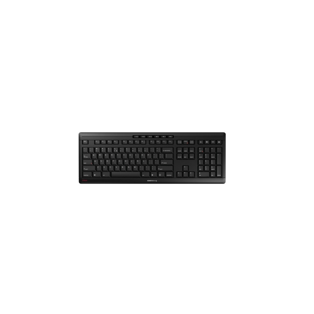 Produktbild för CHERRY STREAM KEYBOARD WIRELESS - tangentbord - USA, internationellt - svart Inmatningsenhet