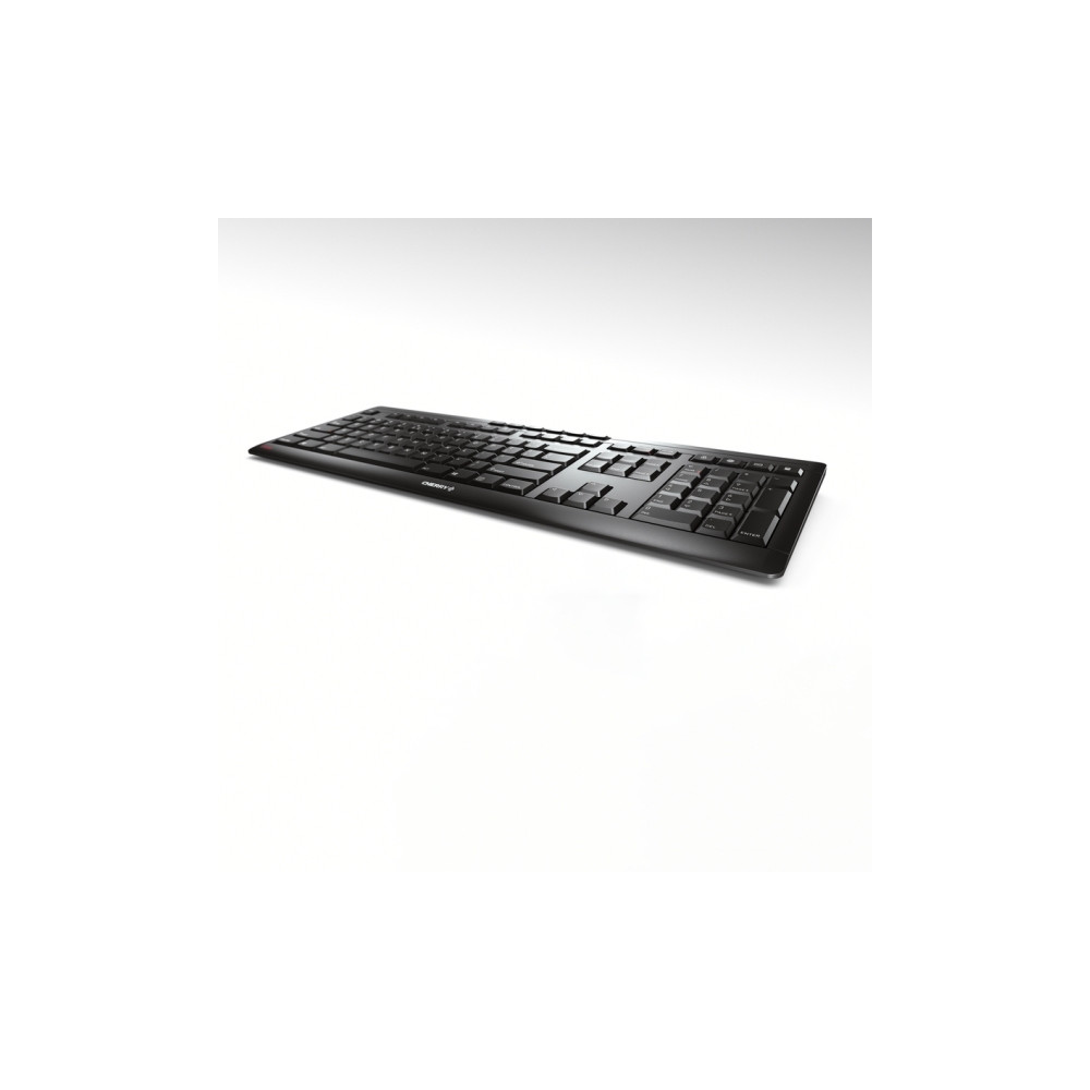 Produktbild för CHERRY STREAM KEYBOARD WIRELESS - tangentbord - USA, internationellt - svart Inmatningsenhet
