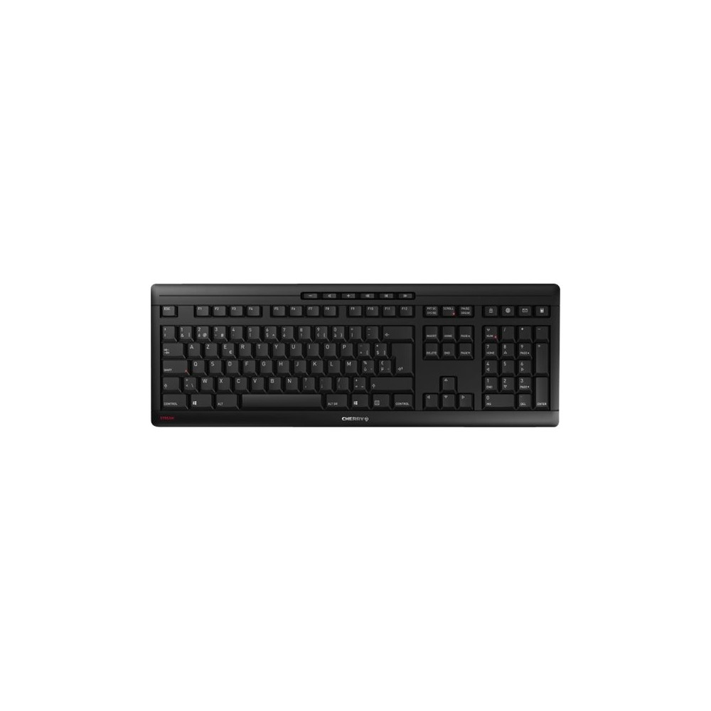 Produktbild för CHERRY STREAM KEYBOARD WIRELESS - tangentbord - USA, internationellt - svart Inmatningsenhet